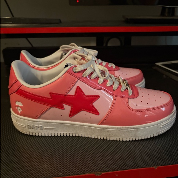 pink bapesta m2 size 12 send offers - Picture 3 of 6